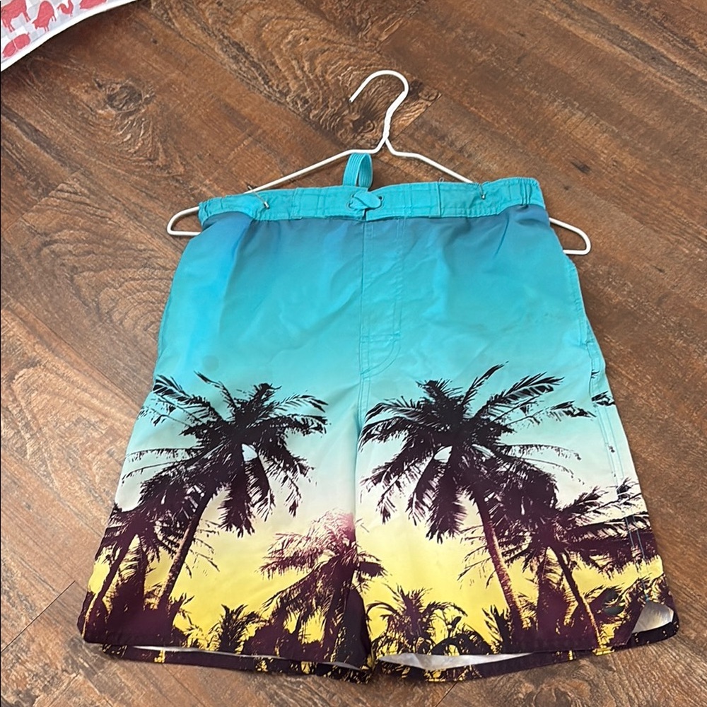 Tropical Palm Tree Kids Shorts